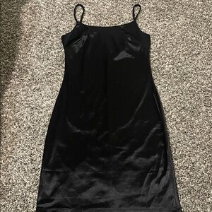 Elegant Black Midi Dress